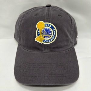 NWT 2017 Golden State Warriors NBA Championship Fanatics Hat Adjustable Fit New